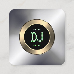 DJ-Imitate Quadratische Visitenkarte