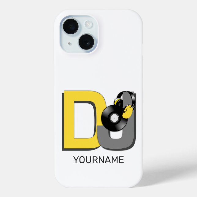 DJ individuelle Name Case-Mate iPhone Hülle (Rückseite)