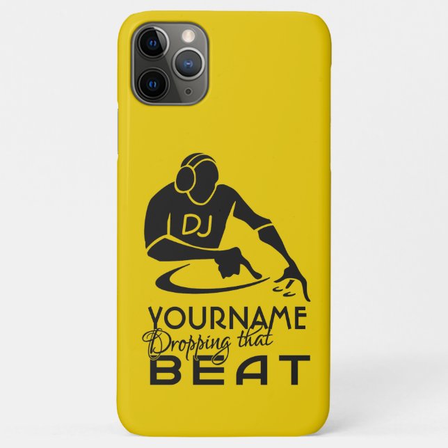 DJ-individuelle Name Case-Mate iPhone Hülle (Rückseite)