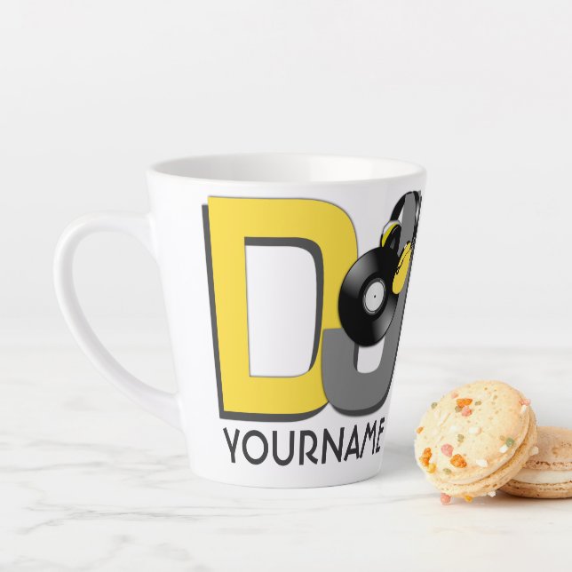 DJ individuelle Name Milchtasse (Beispiel)