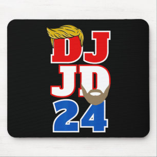 Dj Jd 24 Trump Hair Vance Beard 2024 Republikaner  Mousepad