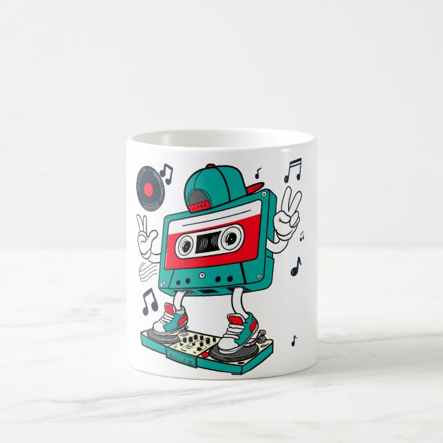 DJ-Kassette Kaffeetasse (Mittel)