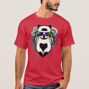 DJ-Katze-Shirt DJ-T-Shirts DJ-Plattenspieler-Shirt T-Shirt