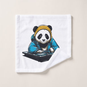 DJ Kawaii Panda Waschlappen