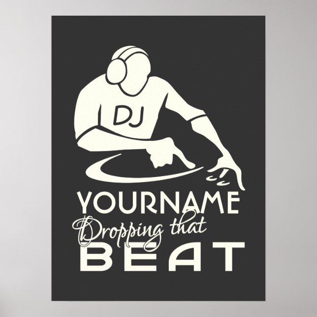 DJ-Kundenposter Poster (Vorne)