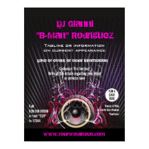 DJ Lautsprecher Rays Promotionposter