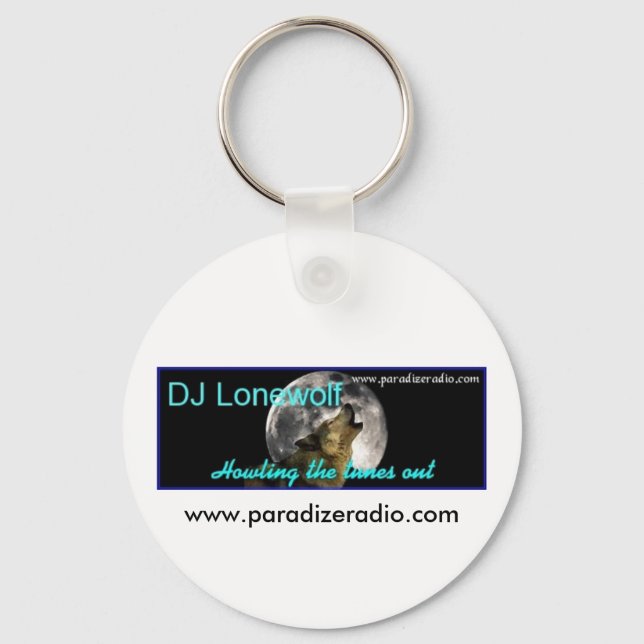 (DJ Lonewolf) Schlüsselanhänger/Keyring Schlüsselanhänger (Vorderseite)