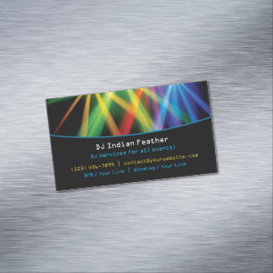 DJ MAGNETISCHE VISITENKARTE