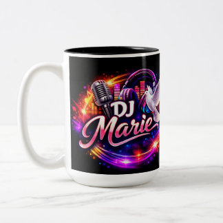 DJ MARIE 2 Zweifarbiges KAFFEETASSE