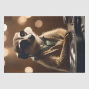 DJ Meerkat: Spinning Tracks in the Savanna, Seidenpapier