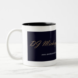 DJ Mickeymouse banner Zweifarbige Tasse