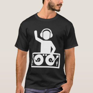Dj mit Turntable T-Shirt