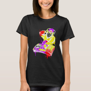 DJ Monkey Music Party Fun Sonnenbrille Fun Dancing T-Shirt