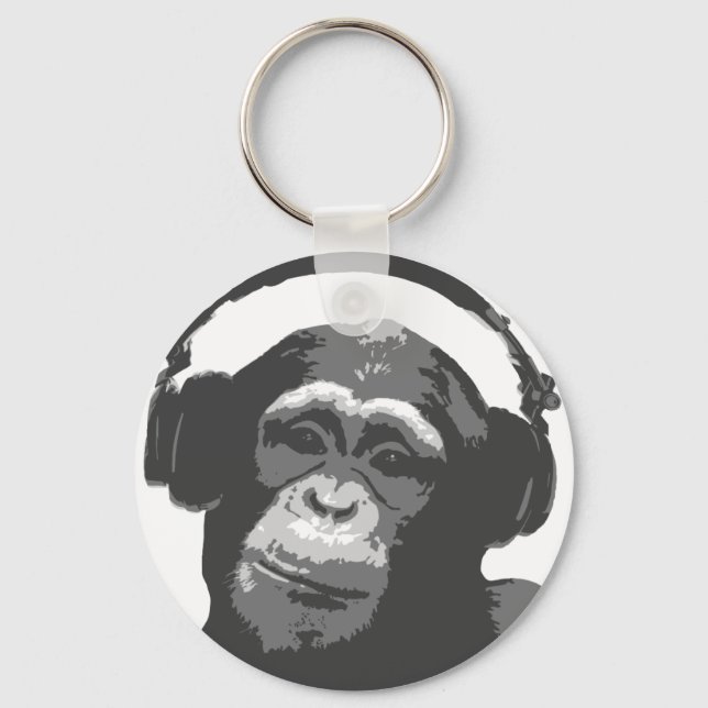 DJ MONKEY SCHLÜSSELANHÄNGER (Vorderseite)