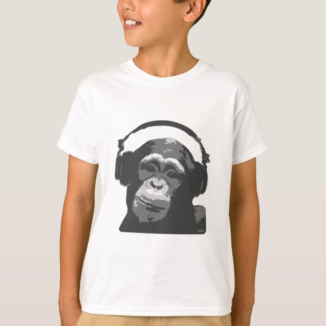 DJ MONKEY T-Shirt (Vorderseite)