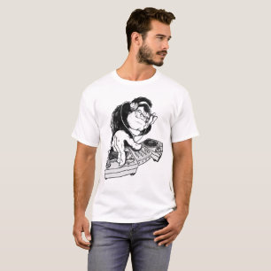 DJ Monkey Turntable T - Shirt Männer