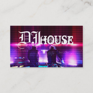 DJ Music Club Business Card Visitenkarte