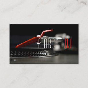 DJ Music Club Entertainment Business Card Visitenkarte