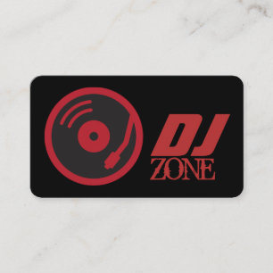 DJ Music Club Entertainment Business Card Visitenkarte