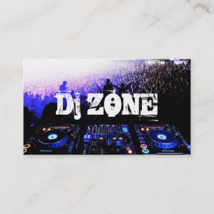 DJ Music Club Entertainment Business Card     Visitenkarte