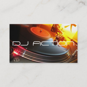 DJ Music Club Entertainment Carte de visite 