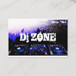 DJ Music Club Entertainment Carte de visite    