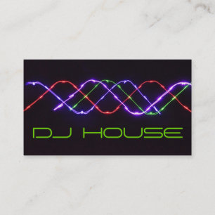 DJ Music Club Entertainment Carte de visite    