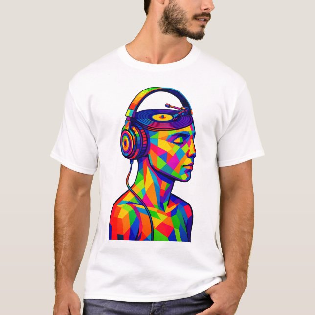 DJ Music Lover T - Shirt (Vorderseite)