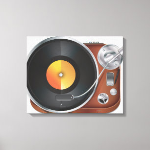 DJ Music Player Leinwanddruck