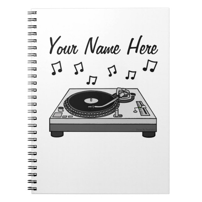DJ Music Producer Electronic Musician Custom Notizblock (Vorderseite)