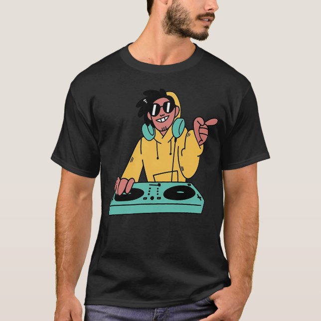 Dj Music T-Shirt (Vorderseite)