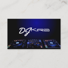DJ, Musik, Club, Business Card Visitenkarte