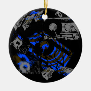 DJ-Musik-Kassette Keramik Ornament