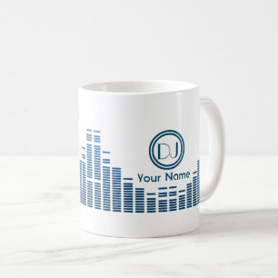 DJ-Musiker-Tasse personalisiert Kaffeetasse