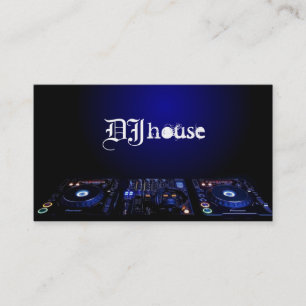 DJ, Musique, Carte de visite de divertissement
