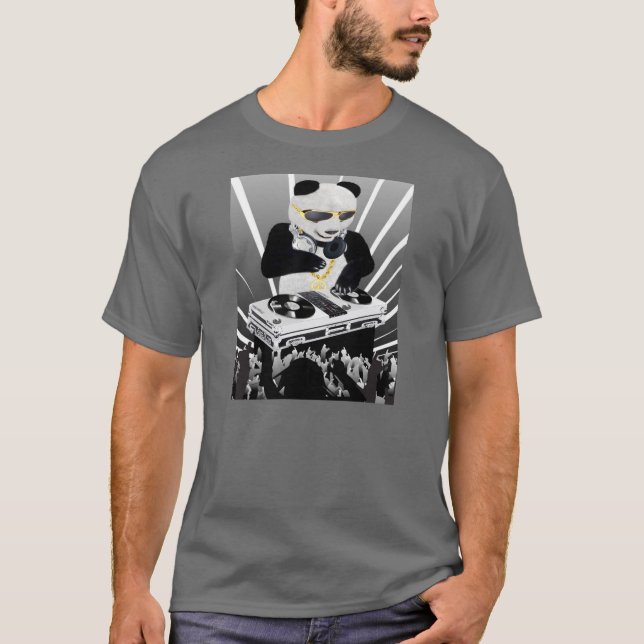 DJ-Panda Bling Bling T - Shirt (Vorderseite)