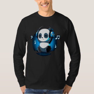 Dj Panda Kopfhörer T-Shirt