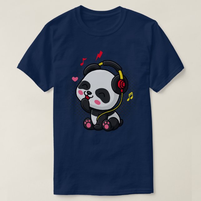 DJ Panda T-Shirt (Design vorne)