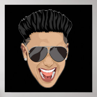 DJ Pauly D Jersey Shore-Gesicht Poster