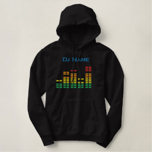 DJ personifizieren Entzerrer-Bar EQ - addieren Sie Bestickter Hoodie