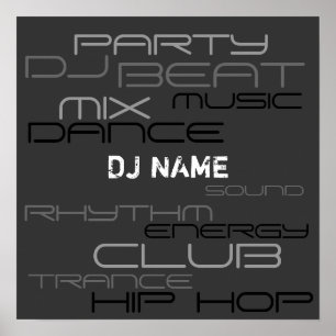 DJ-PLAKAT POSTER