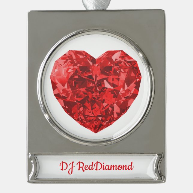 DJ RedDiamond Banner Ornament (Vorderseite)