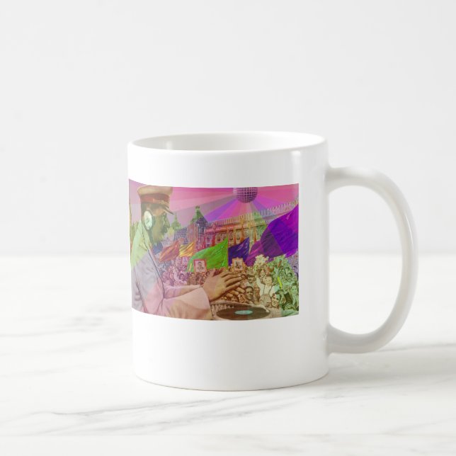 DJ-Regenbogenstalin-Tasse Kaffeetasse (Rechts)