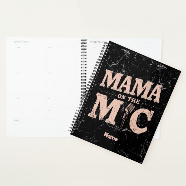 DJ Sänger Podcaster Radio Mutter Geschenk zum Mutt Planer (Anzeige)