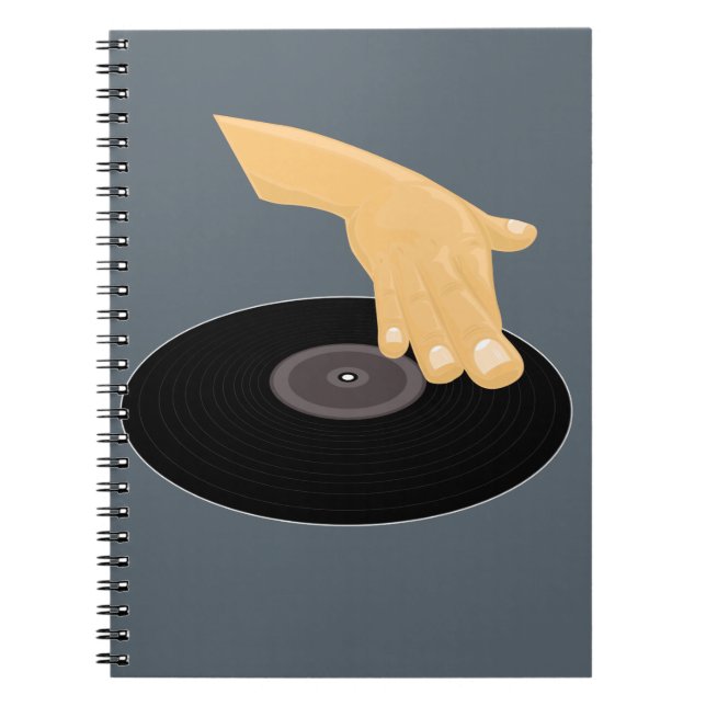 DJ Scratch Notizblock (Vorderseite)