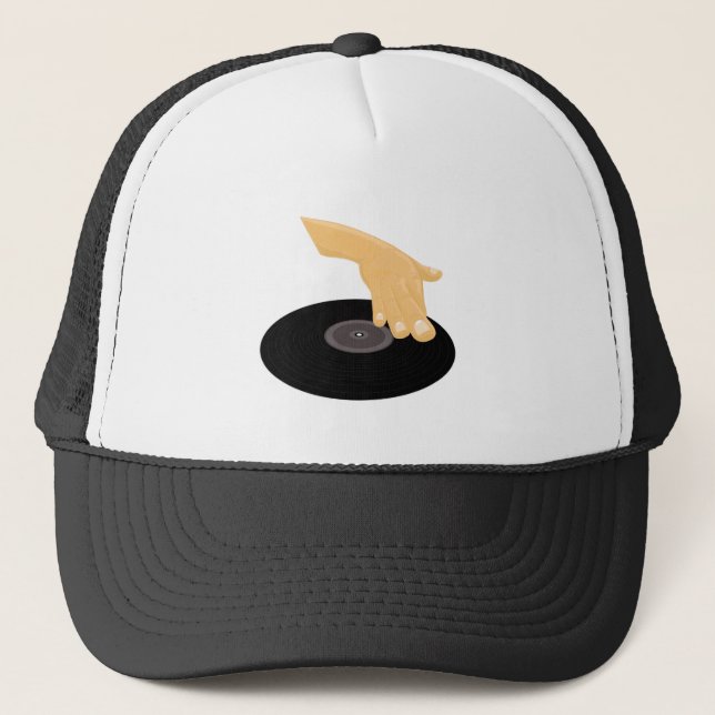 DJ Scratch Truckerkappe (Vorderseite)