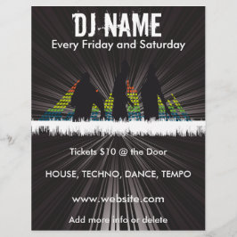 DJ Shadows Music Flyer