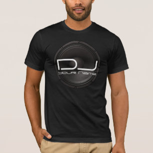 DJ-SHIRT mit Bass-Hintergrund T-Shirt