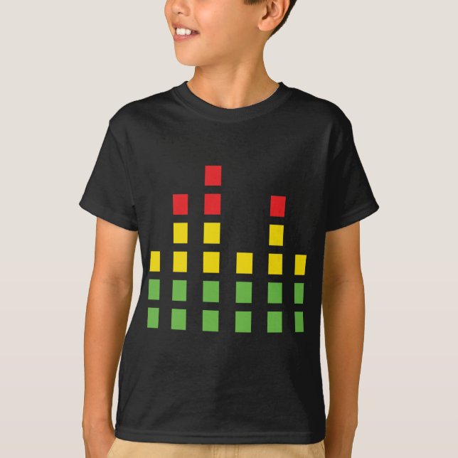 DJ-solider Audioentzerrer T-Shirt (Vorderseite)