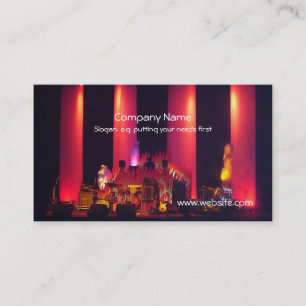DJ-Spiele vor LiveBand Visitenkarte